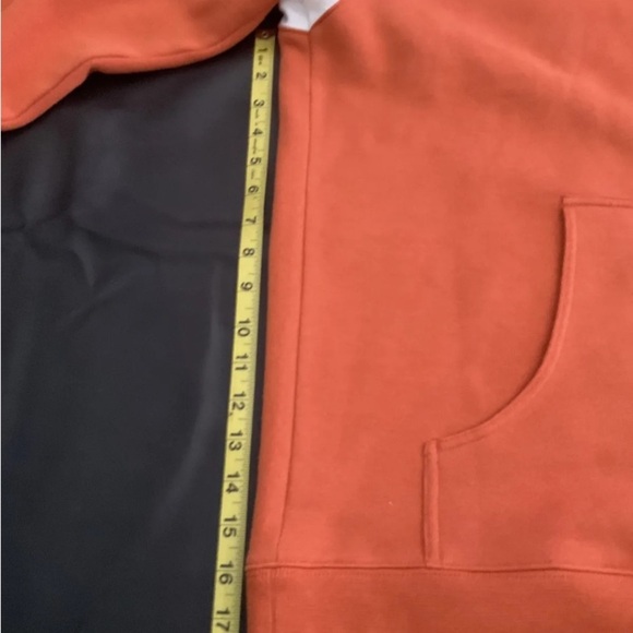 CHAPS Hoodie XLarge Ralph Lauren Orange Full Zipper Hoodie  🌟 - Picture 7 of 7